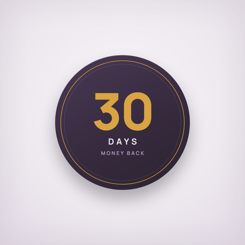 A 30 day money back seal